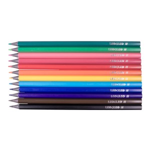 Lápis de Cor Leo&Leo Linha Eco 12 cores