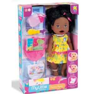 Boneca My Little Collection Brincar de Papinha
