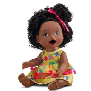 Boneca My Little Collection Brincar de Papinha