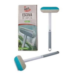 Escova de Limpeza 4 em 1 – Plástico PP e Lint – 43x18x2 cm – Clink
