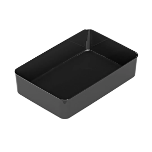 Organizador Retangular Modular – Preto – 1,450 L – Nitronplast