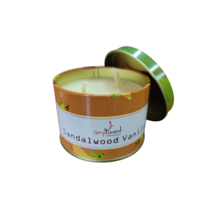 Vela Aromática em Lata – Sandalwood Vanilla