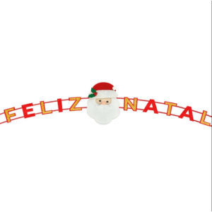 Faixa Decorativa “Feliz Natal” 120×7,5 cm – WF1720