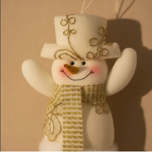 Boneco Natalino Pendente com Pernas Moles – 27×13 cm