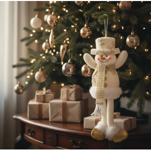 Boneco Natalino Pendente com Pernas Moles – 27×13 cm