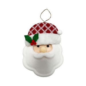 Pendente Cabeça de Papai Noel – 7×10 cm