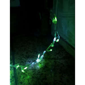 Festão Fio de Fada em PVC com 232 LEDs – Verde (Efeito Corrida)
