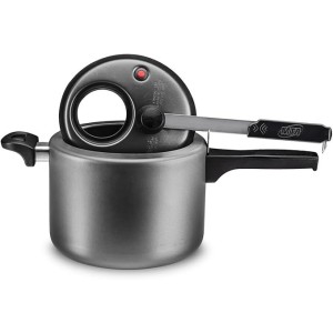 Panela de Pressão Grafite Nº20 com Visor de Vidro – Fechamento Interno