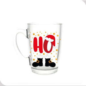 Caneca de Vidro Ho Noel 320ml – Hauskraft