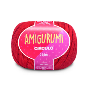 Fio Linha Amigurumi Círculo 3402 - Vermelho Círculo