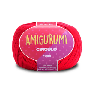 Fio Linha Amigurumi Círculo 3528 - Carmim