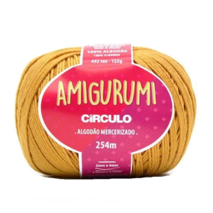 LINHA AMIGURUMI 125 G COR 7030 MOSTARDA