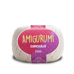 Fio Amigurumi 125gr - Círculo - Cor 8176 Off White - 254mt