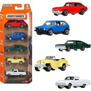 HOTWHEELS MATCHBOX PACK COM 5 - SORTIDO 