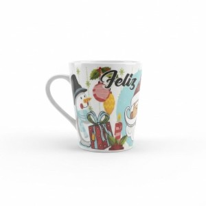 CANECA DE CERÂMICA - BONECO DE NEVE