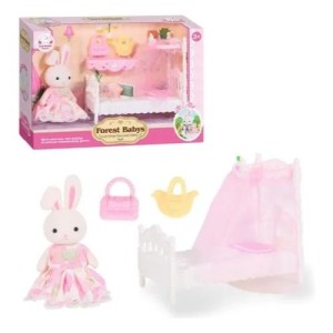 Forest Babys Coelhinha com Quarto Rosa