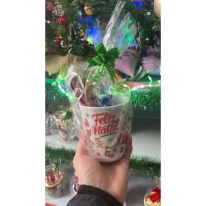Kit Presente de Caneca de Cerâmica 