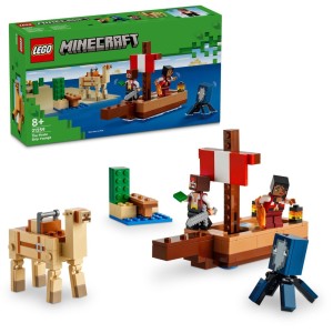 MINECRAFT A VIAGEM DO BARCO PIRATA - LEGO