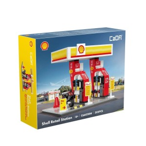 POSTO SHELL BLOCOS DE MONTAR CaDA - 305 PEÇAS