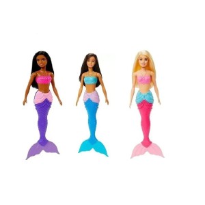 Boneca Barbie Sereia Roxa e Rosa (Mattel)