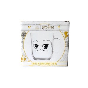 Caneca de Vidro Coruja 300ml – Harry Potter 