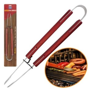 Pegador para Churrasco - MOR (Cabo de Madeira)