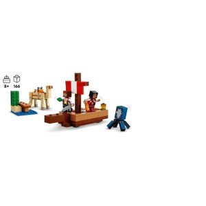 MINECRAFT A VIAGEM DO BARCO PIRATA - LEGO