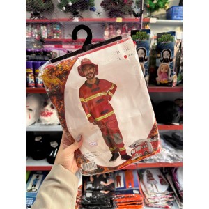 FANTASIA DE BOMBEIRO - ADULTO