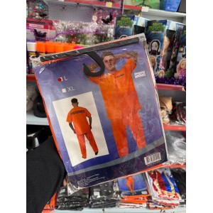 FANTASIA DE PRISIONEIRO ADULTO - TAMANHO G