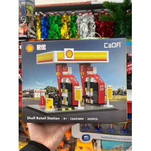 POSTO SHELL BLOCOS DE MONTAR CaDA - 305 PEÇAS