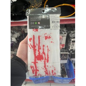 MEIA DE HALLOWEEN - ESTAMPA DE SANGUE