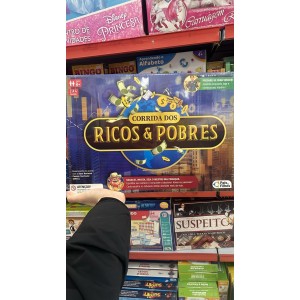 Jogo de Tabuleiro Corrida dos Ricos & Pobres