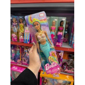 Boneca Barbie Sereia Cabelos Rosa (Mattel)