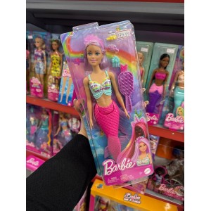 Barbie Sereia Rosa com Acessórios (Mattel)
