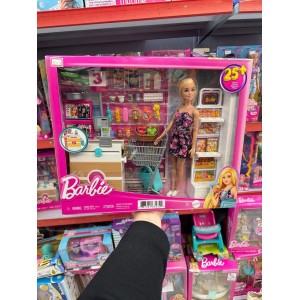 BARBIE CONJUNTO SUPERMERCADO C/BONECA