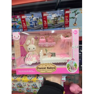 Forest Babys Coelhinha com Quarto Rosa