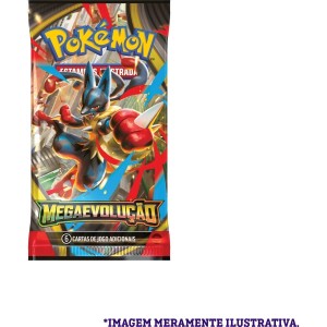 Pokémon TCG – 1 Pacote Booster Mega Evolução