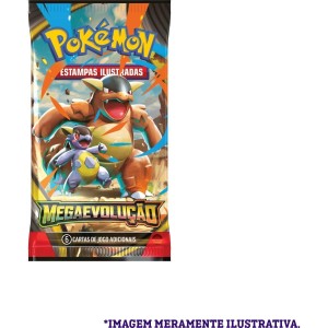 Pokémon TCG – 1 Pacote Booster Mega Evolução