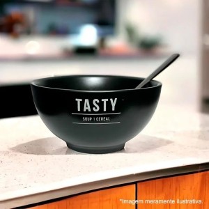 Tigela de Cerâmica 550ml “Tasty Soup & Cereal” – Hauskraft