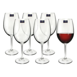 TAÇA DE CRISTAL BORDE GASTRO 580ML C/ 6PC