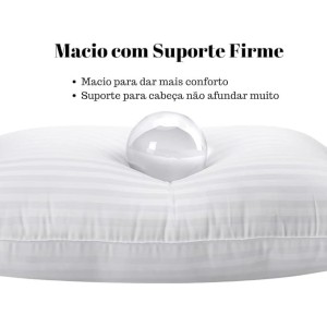 Travesseiro Camesa Micro Cotton – 50 x 70 cm (Suporte Firme)