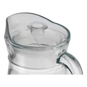 Jogo de Jarra com 6 Copos de Vidro – Linha Samantha (Transparente)