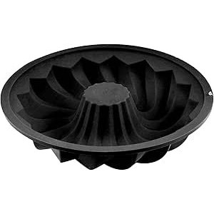 Forma para Pudim em Silicone Preto – Ingá Import 