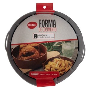 Forma de Cozimento Redonda em Silicone p/ Fritadeira Elétrica – Airfryer