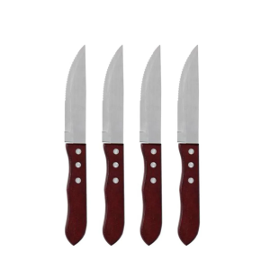 Conjunto de Facas Jumbo Leme – Corneta Churrasco (4 Peças)