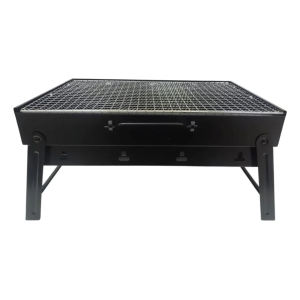 Churrasqueira Portátil a Carvão 43x29x22 cm – Prática Preta