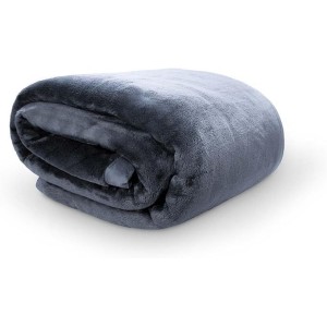 Cobertor Neo Flannel 600 Casal 180x220 cm – Cinza