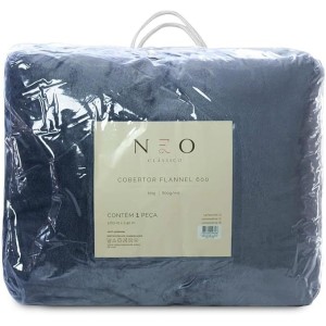 Cobertor Neo Flannel 600 King-Size 260x240 Cinza 17-4405