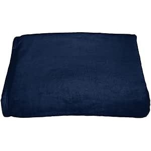 Cobertor Velour 300g/m² Casal 180x220 – Marinho