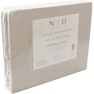 Jogo de Cama Essencial Neo 4 Peças – Casal – Bege